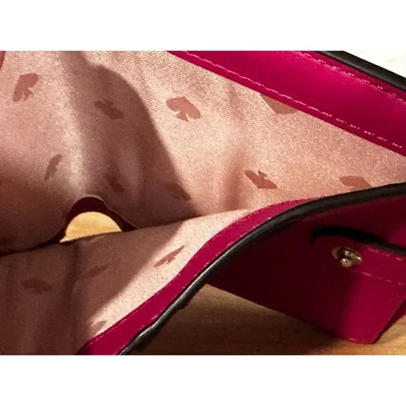 Kate Spade Deep Magenta Cameron Small L-Zip Wallet - Picture 6 of 7